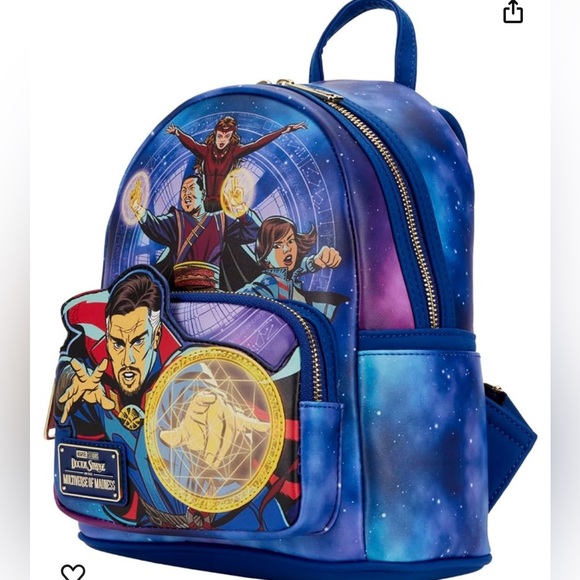 NWT Her Universe Marvel’s Dr Strange glow in the dark mini backpack - Picture 2 of 13